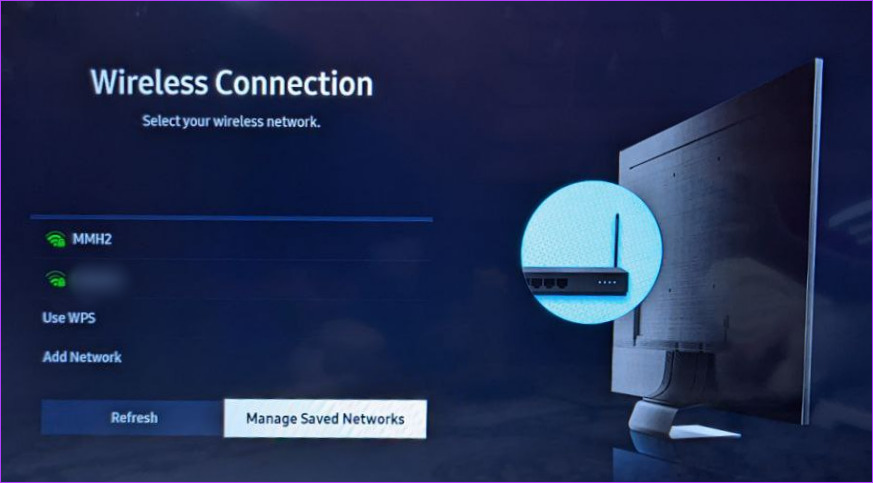 Samsung 电视 Wi-Fi 变化