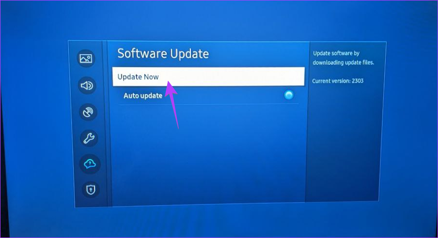 Samsung 电视更新