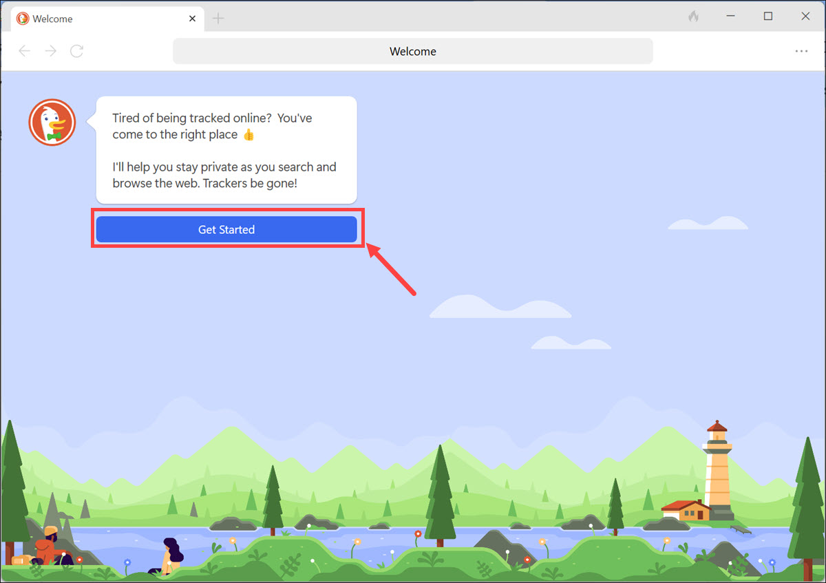 开始使用 DuckDuckGo 浏览器