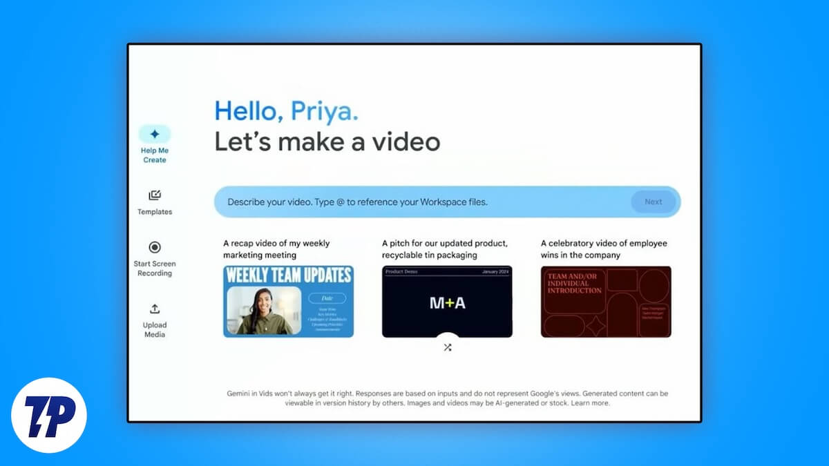 如何在 Google Workspace 中使用 Google Vids AI 视频生成器