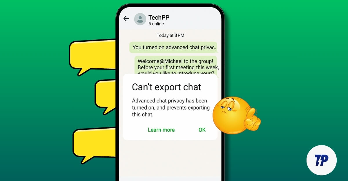如何阻止他人导出您的WhatsApp聊天