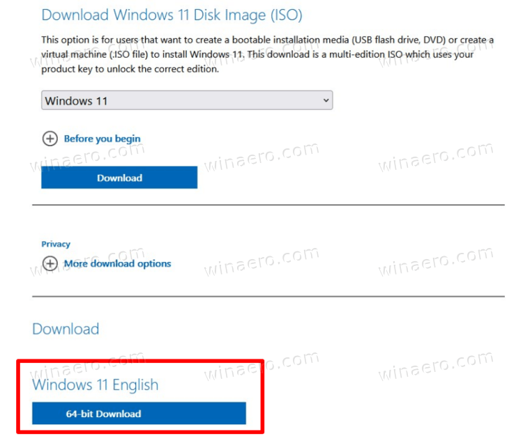 如何下载 Windows 11 ISO 文件