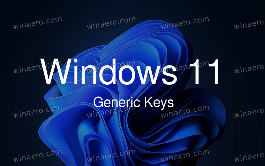 适用于所有版本的 Windows 11 通用密钥