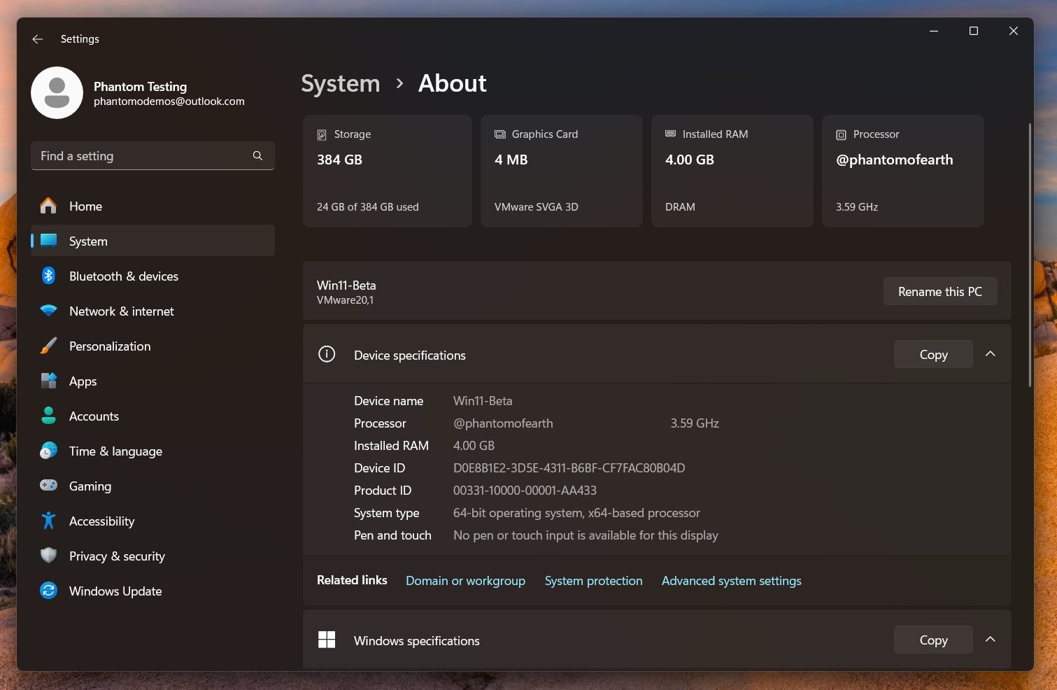 您现在可以在 Windows 11 设置中启用硬件信息卡