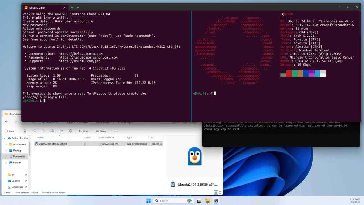 Ubuntu现在可用于最新的基于焦油的格式的WSL，Arch和Fedora将很快加入