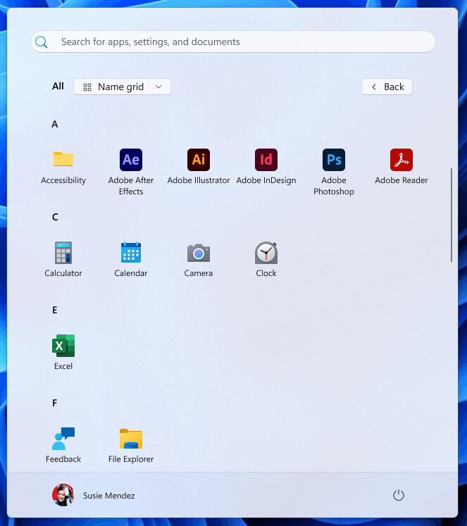 Windows 11 Build 22635.4950（beta）添加了共享栏，网格和类别视图以开始菜单