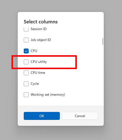 Windows 11 Build 27808（金丝雀）更改任务管理器如何计算CPU使用