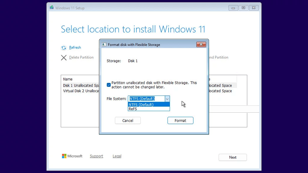 Windows 11现在允许在设置操作系统时创建参考分区