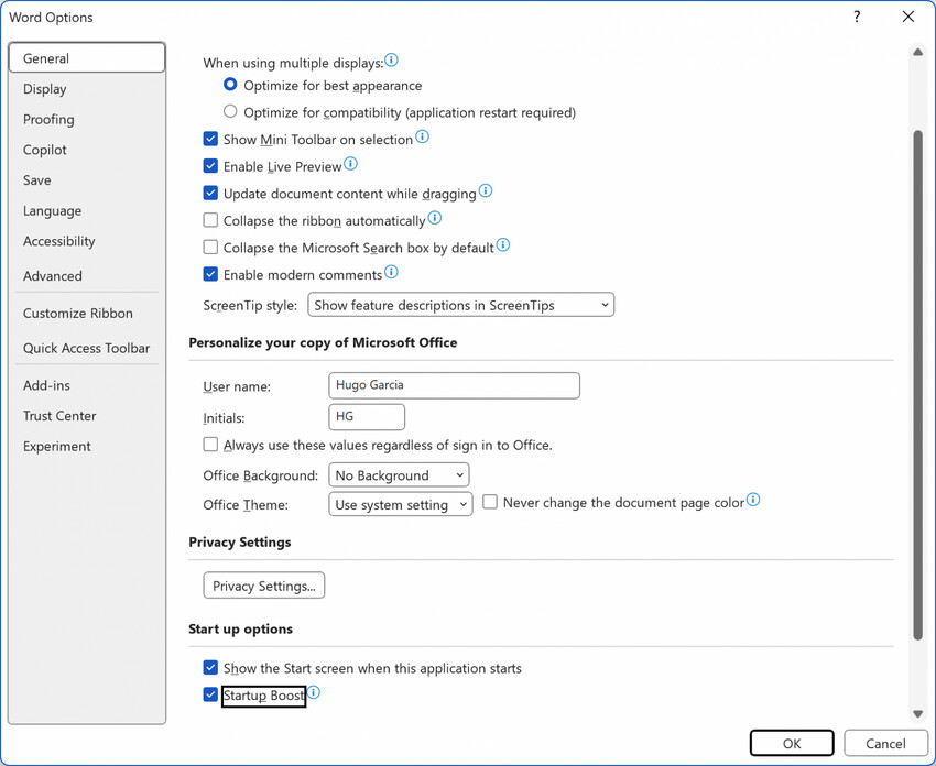Microsoft引入了Office的启动Boost，以加快其应用的启动