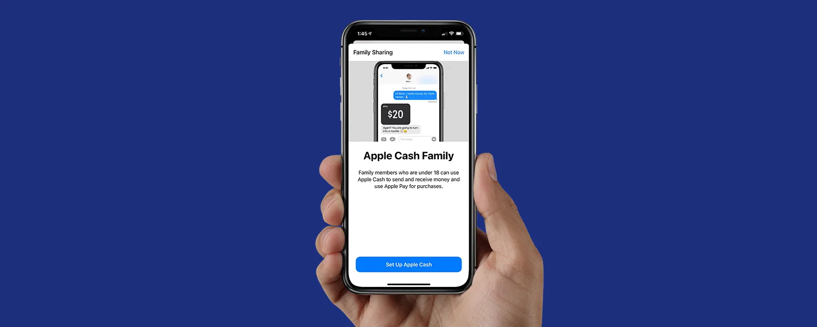 如何在 iPhone 上设置 Apple Cash 系列