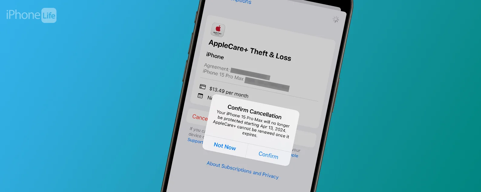 如何取消 iPhone 版 AppleCare Plus 服务并获得退款