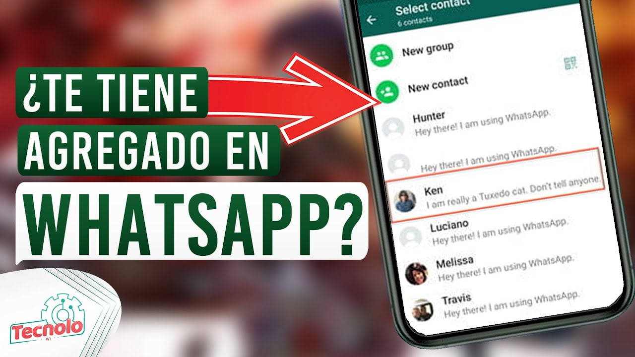 我如何知道某人是否没有在 WhatsApp 上添加我？