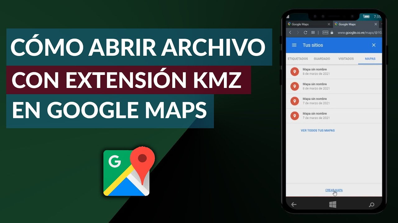 如何在 Google 地图中打开 KMZ 文件?