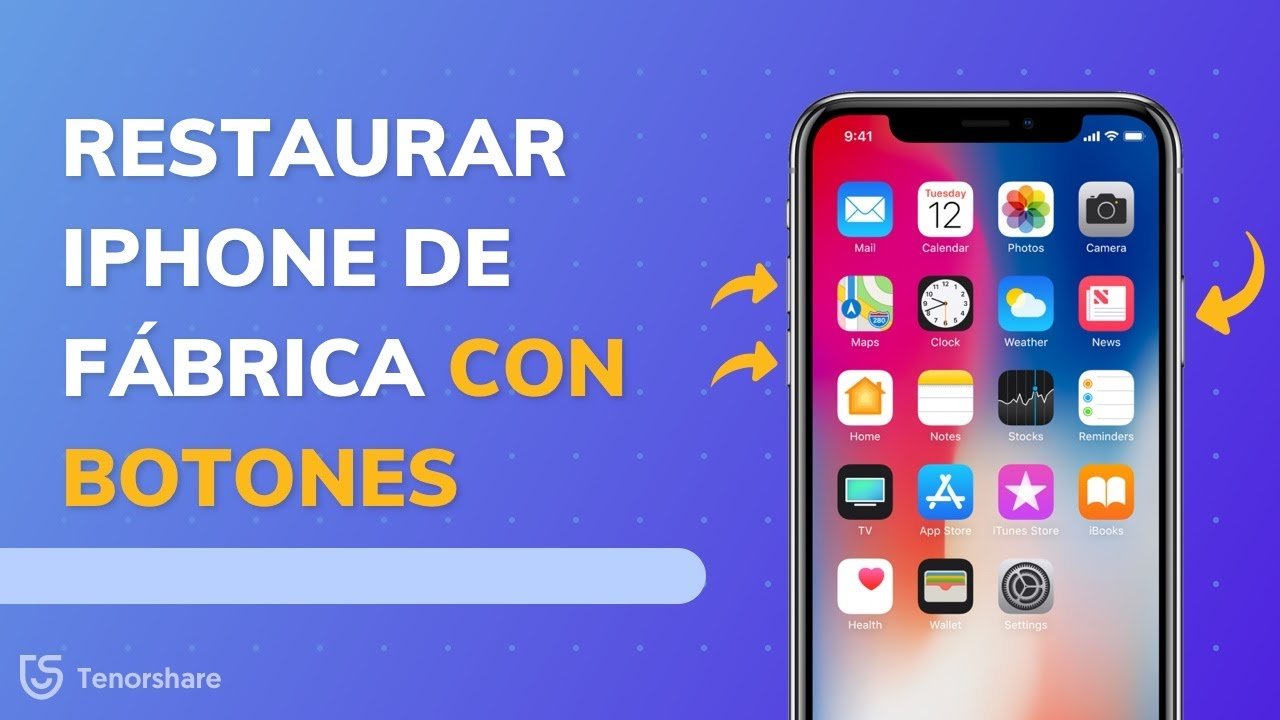 如何使用按钮恢复出厂 iPhone？