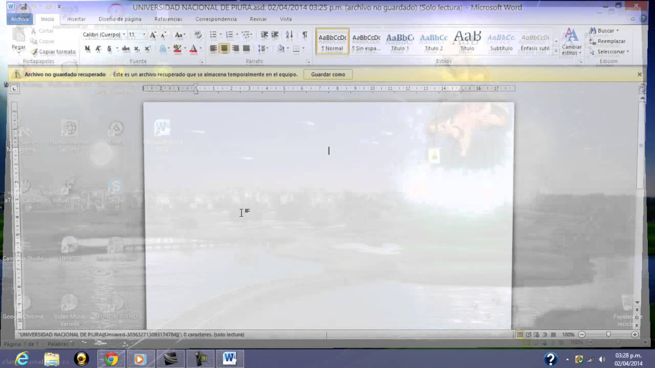 如何恢复未保存的Word Word 2010？