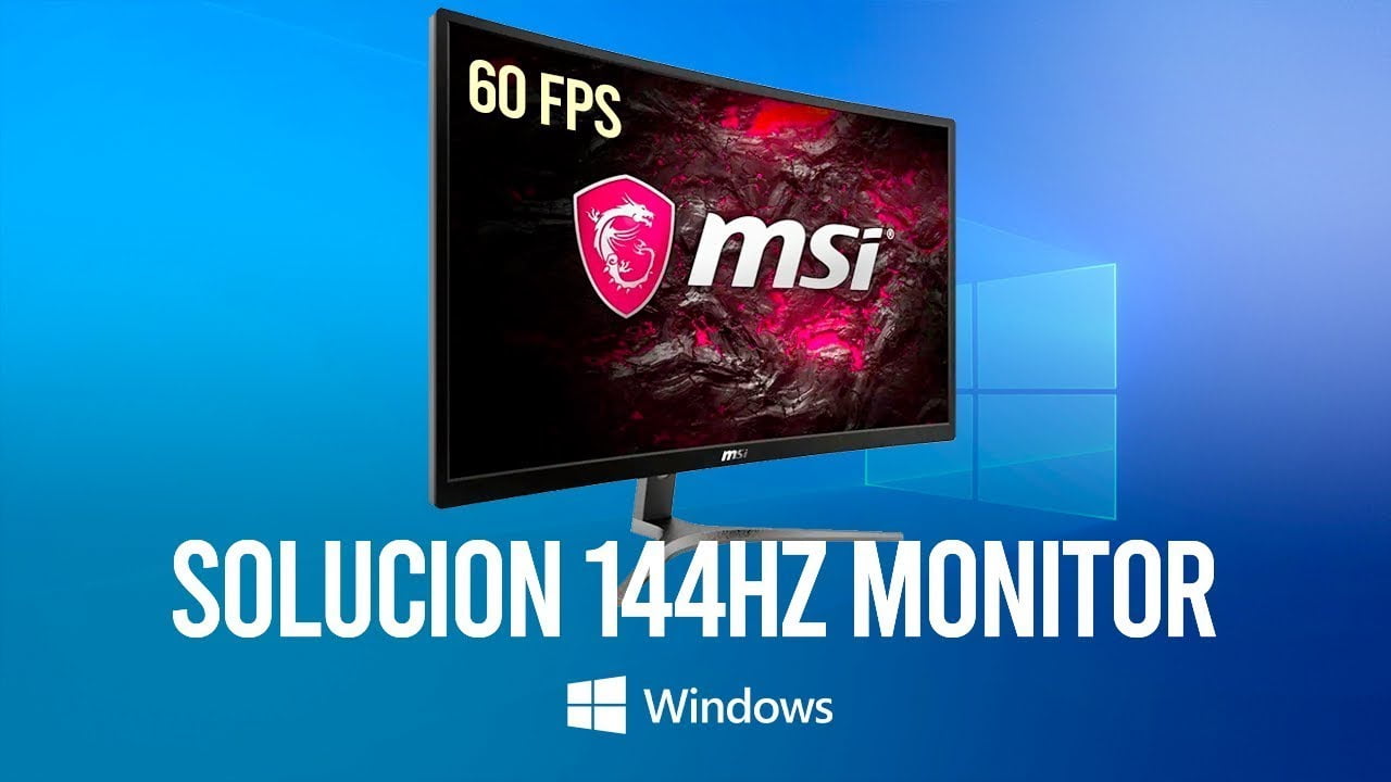 为什么我不能将显示器放在144Hz处？