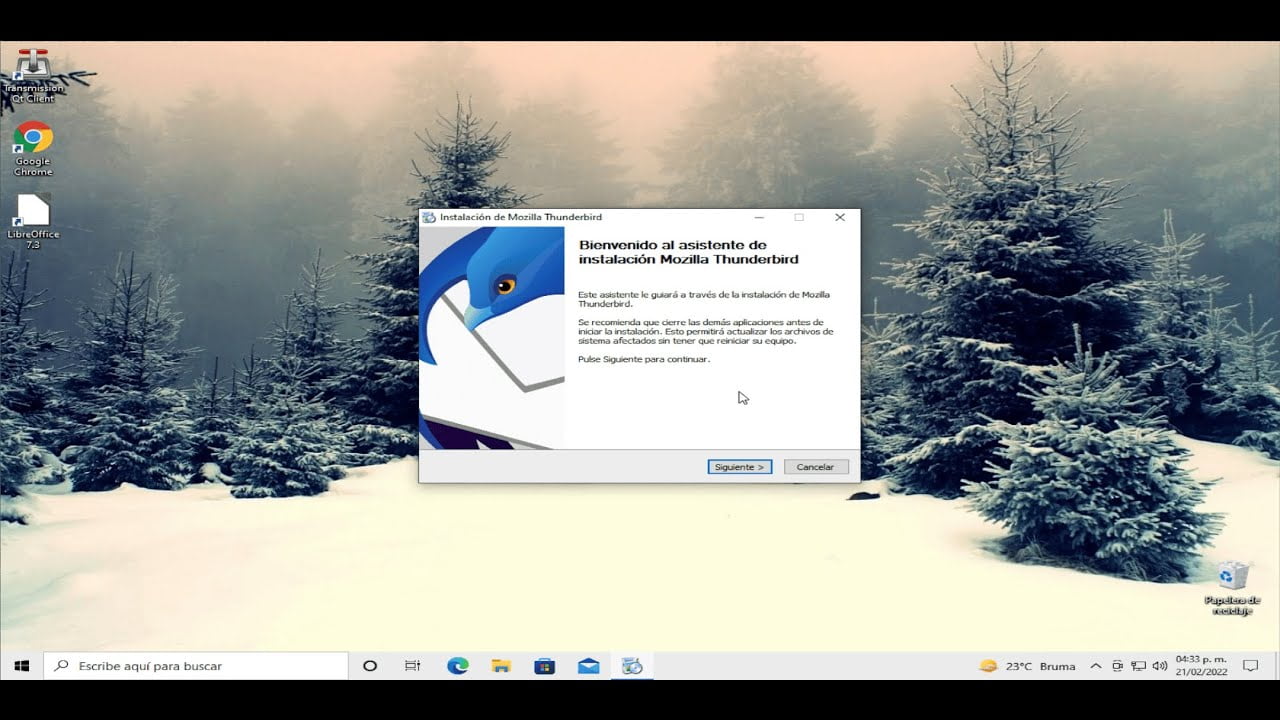 如何在Windows 10上安装Thunderbird？