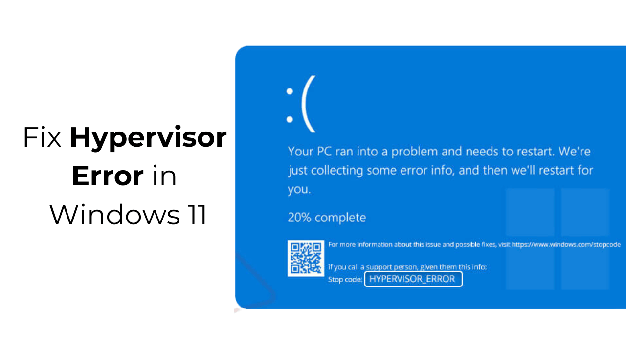 修复 Windows 11 中虚拟机管理程序错误的 8 种方法