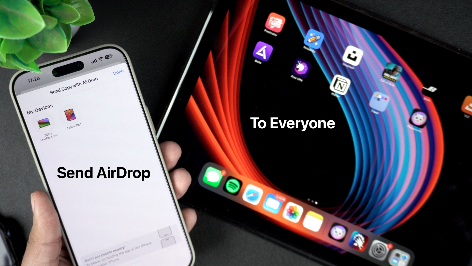 如何启用 AirDrop 并发送或接收来自每个人的文件