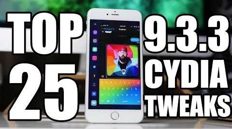 前25個新的iOS 9.3.3越獄調整和黑客