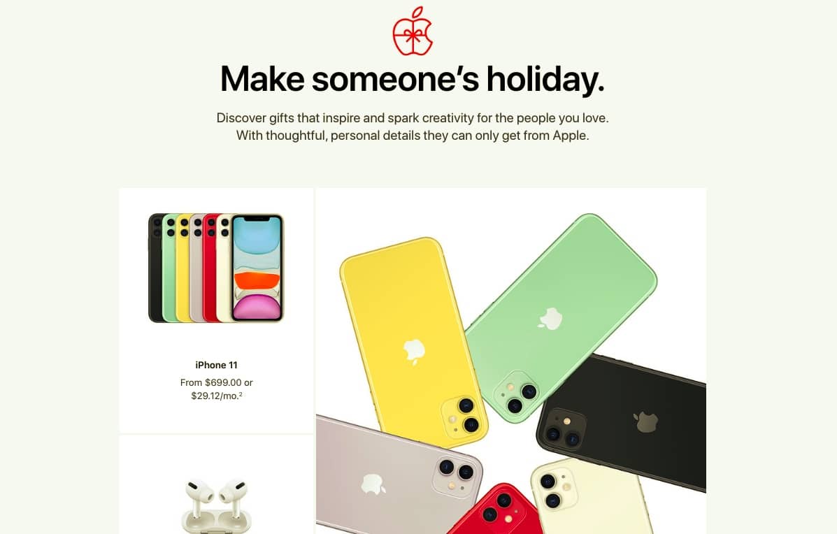 蘋果出版2019年假日禮物指南