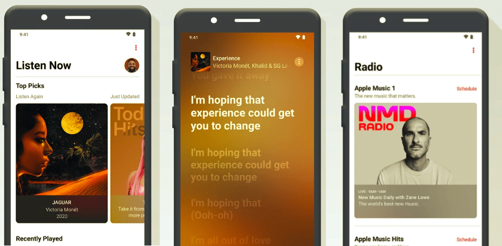 Android Beta的Apple Music获得无损音频，空间音频，自动Crossfade，更多