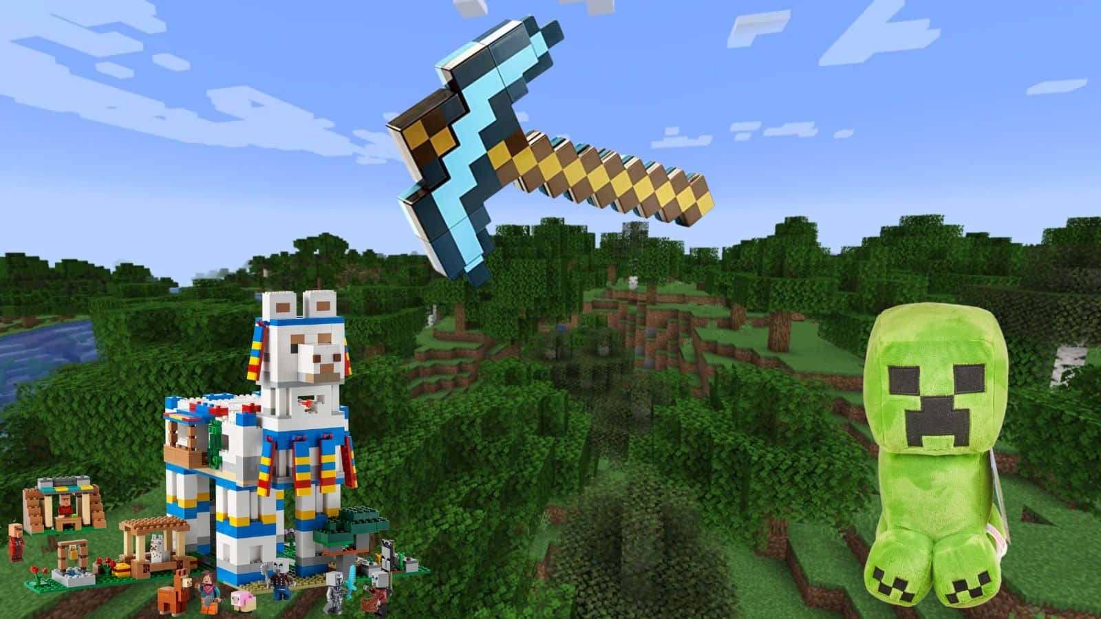 2023 年最佳 Minecraft 玩具：乐高、爬行者毛绒玩具等 - 数字指南