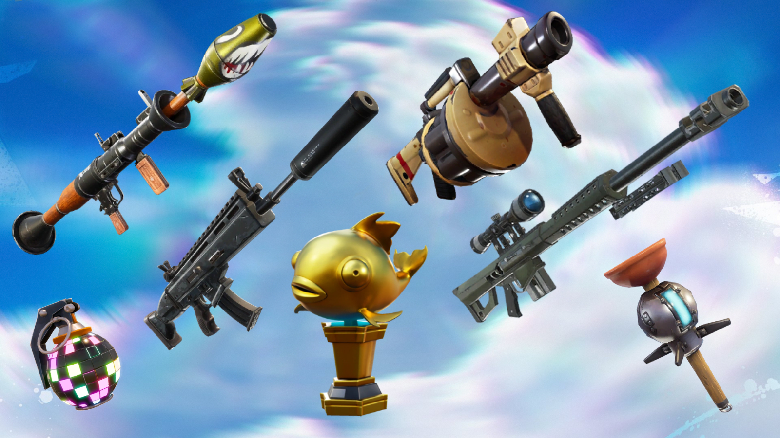 Fortnite Chapter 2 Remix 中的所有全新、拱形和非拱形武器