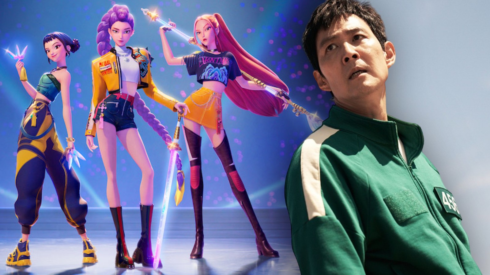 Netflix的KPOP恶魔猎人演员表现出意外的鱿鱼游戏跨界