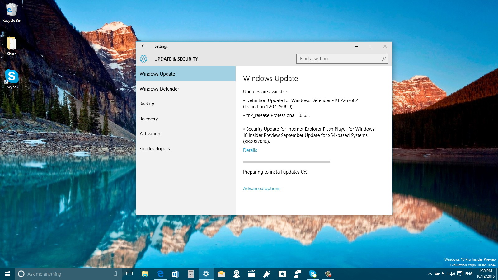 Windows 10 build 10565 可供下载，带有消息应用程序、Edge 选项卡预览、更容易激活