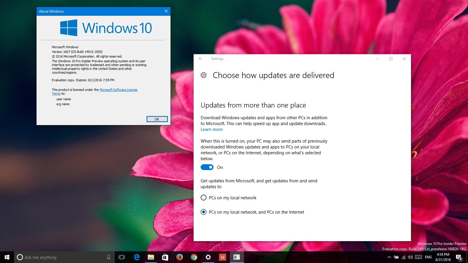 適用於 PC 和行動裝置的 Windows 10 Redstone 2（內部版本 14915）可供下載