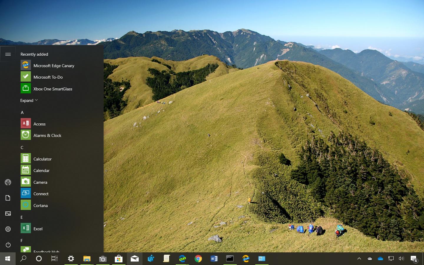 Nenggao山区Windows 10（下载）