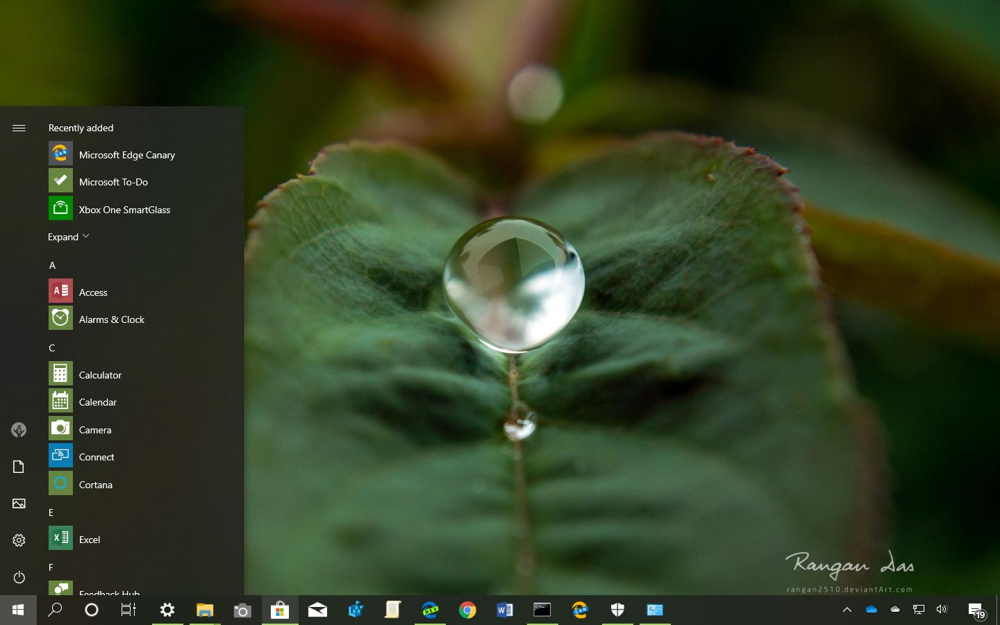 Windows 10的雨滴主题(下载)