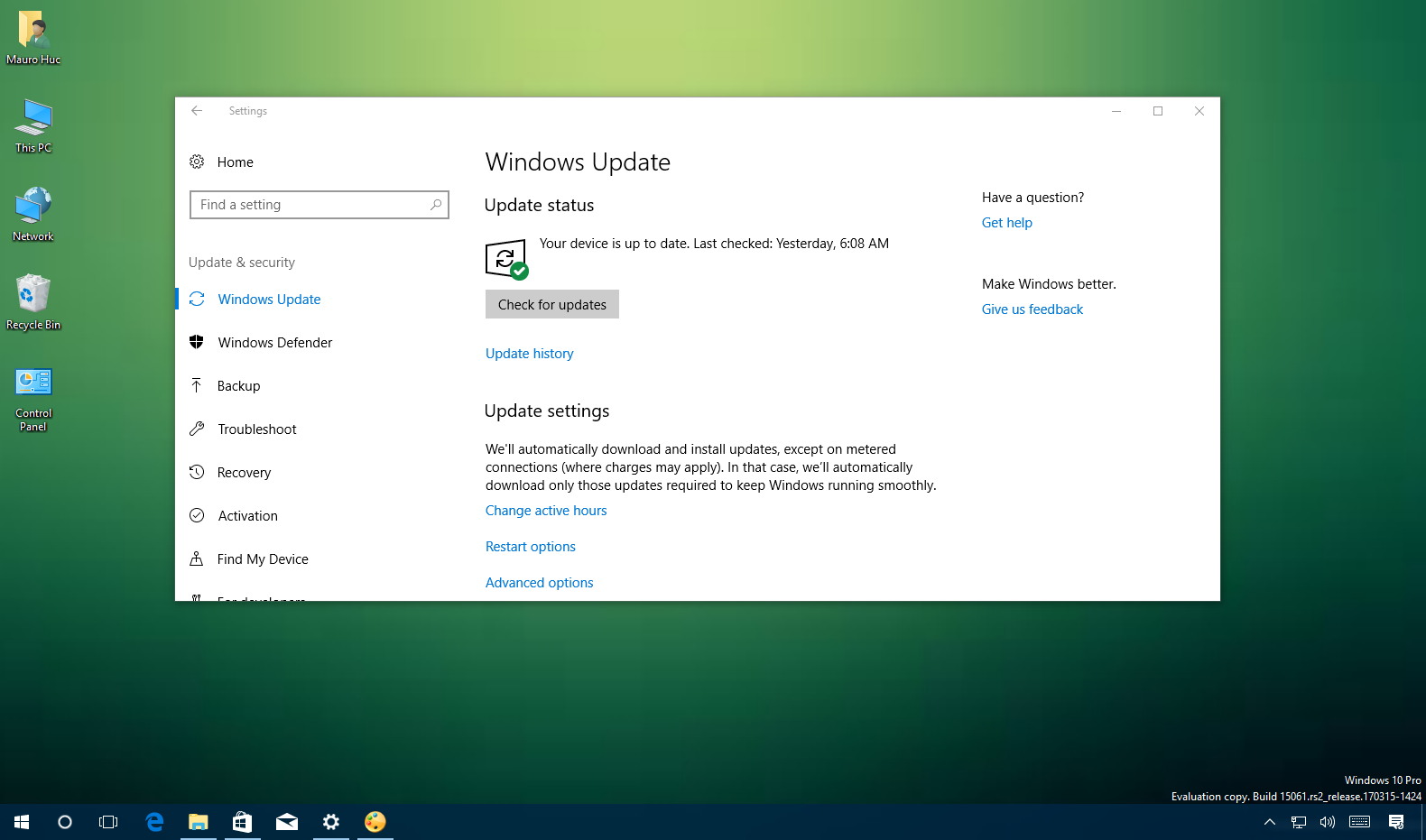 Windows 10 将通过按流量计费的连接下载更新
