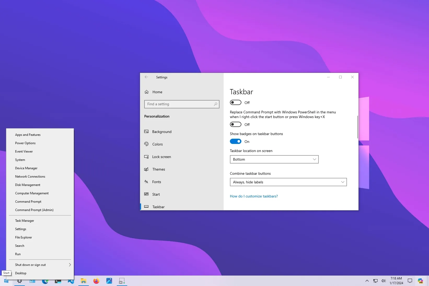 如何在 Windows 10 上恢复“开始”按钮右键菜单中的命令提示符 - 数字指南