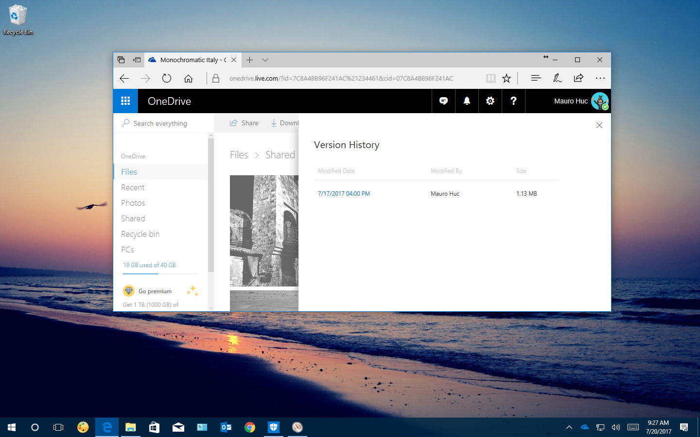 如何使用 OneDrive 版本历史记录恢复以前的文件更改