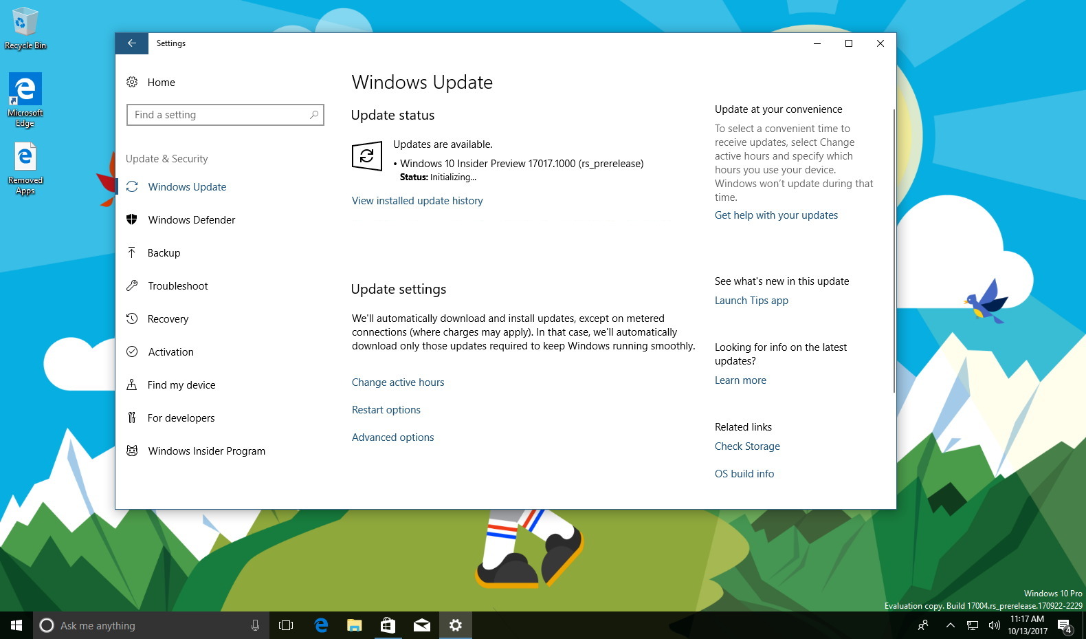 Windows 10 build 17017 發布，帶來新功能