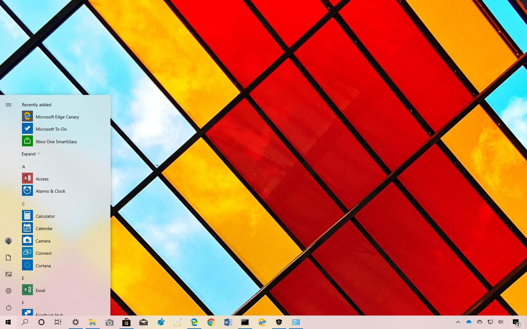 适用于 Windows 10 的炫目的彩色玻璃主题（下载） - 数字指南