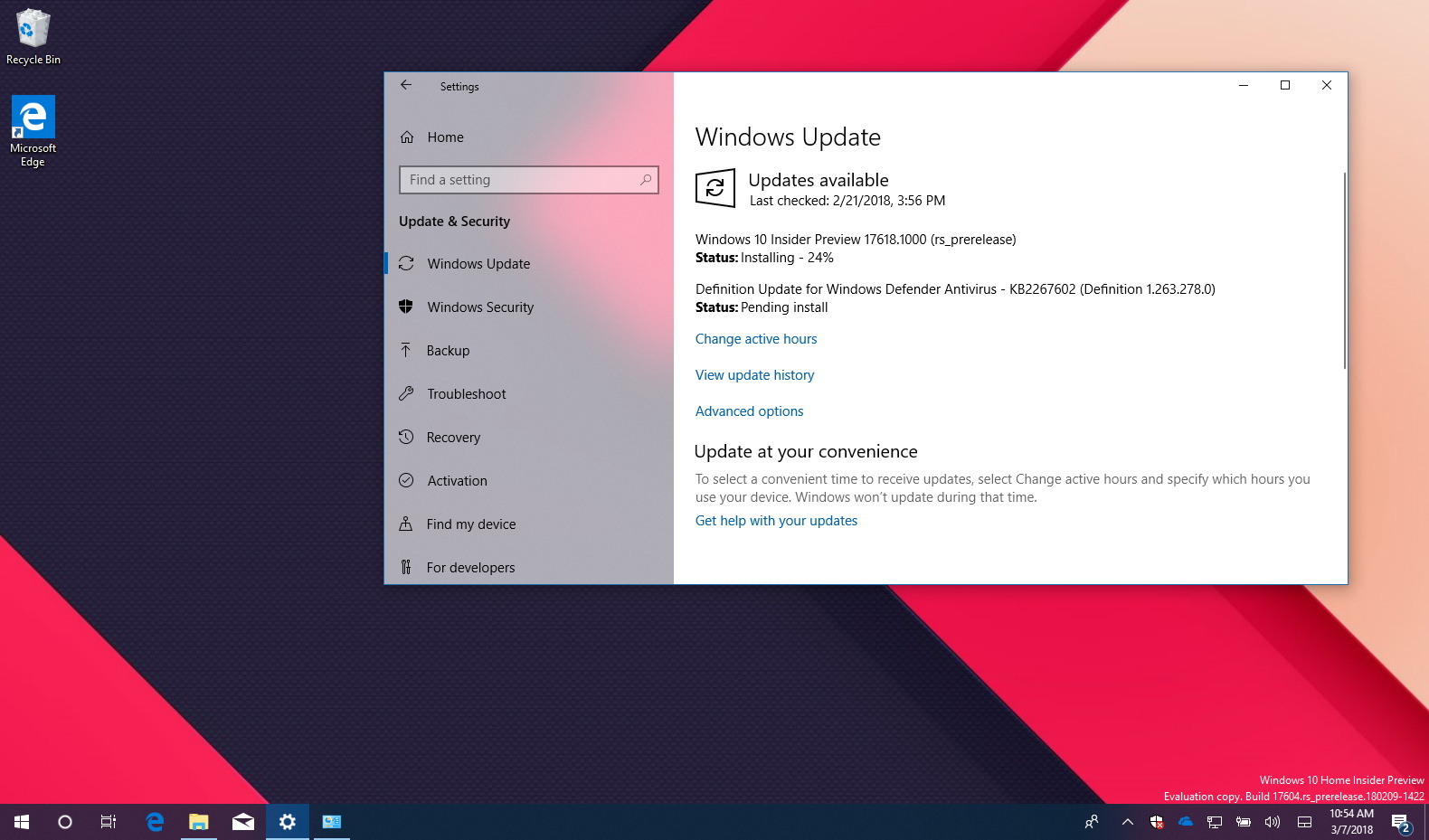 Windows 10 build 17618 發布，帶來新功能