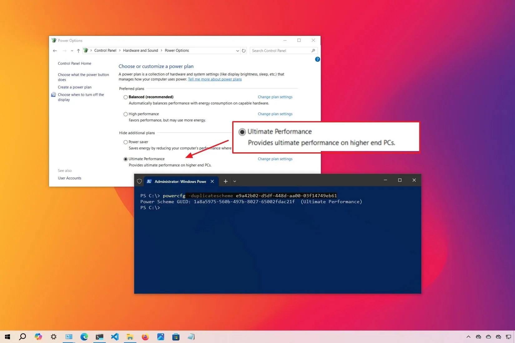 如何在 Windows 11、10 上啟用終極效能電源模式