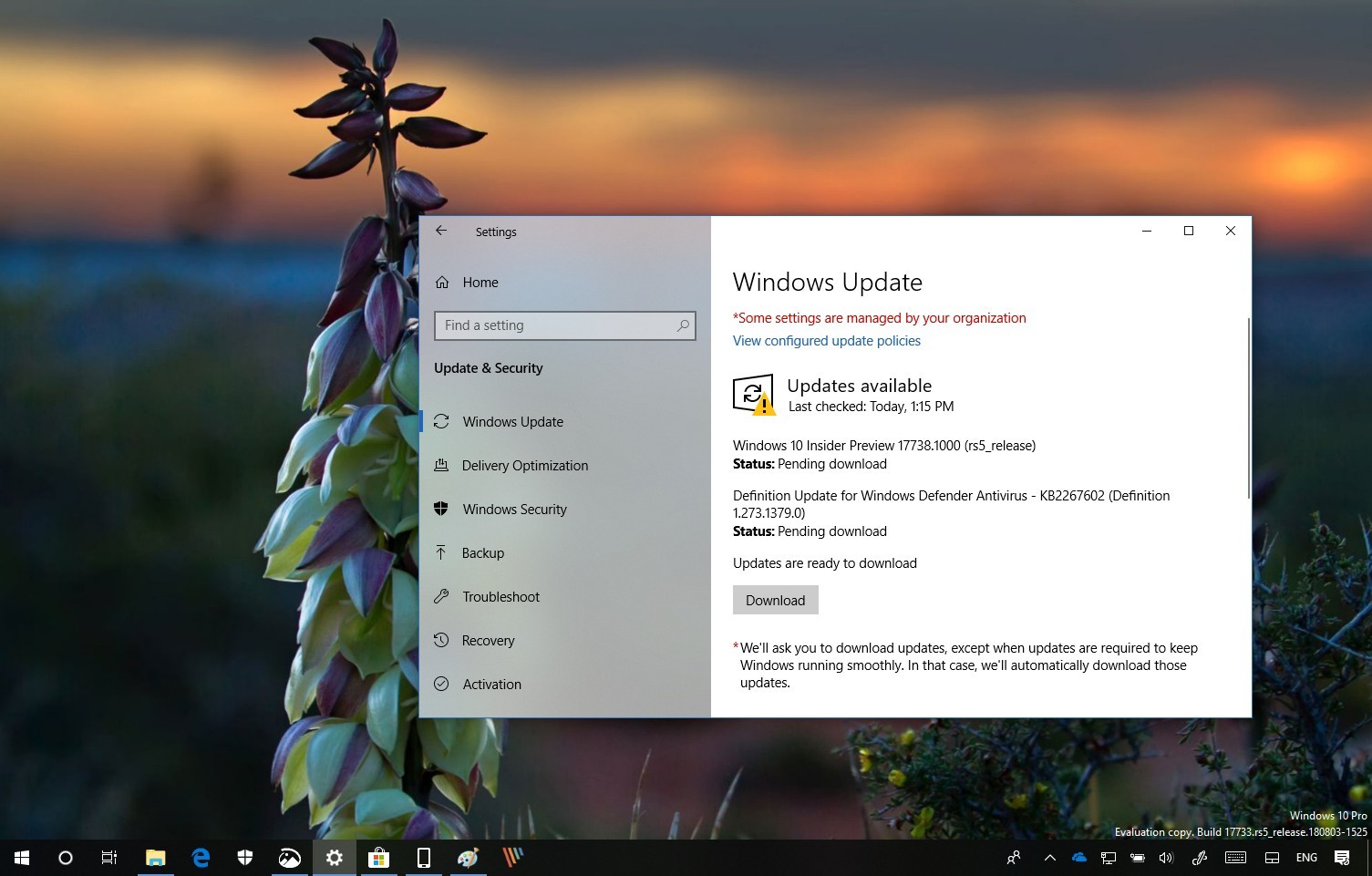 Windows 10 build 17738 發布，帶來新改進