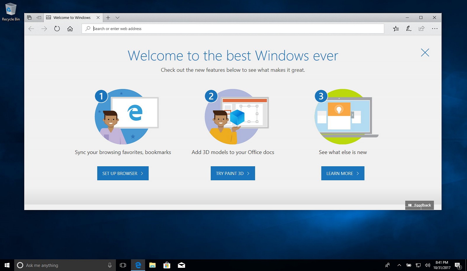 如何在 Windows 10 上升级后禁用 Microsoft Edge 自动打开