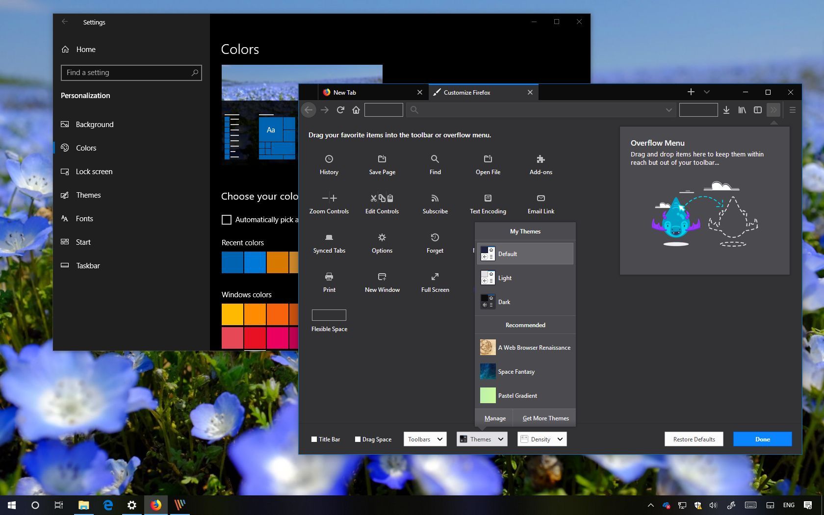 如何阻止 Firefox 在 Windows 10 上自动更改为深色或浅色主题 - 数字指南