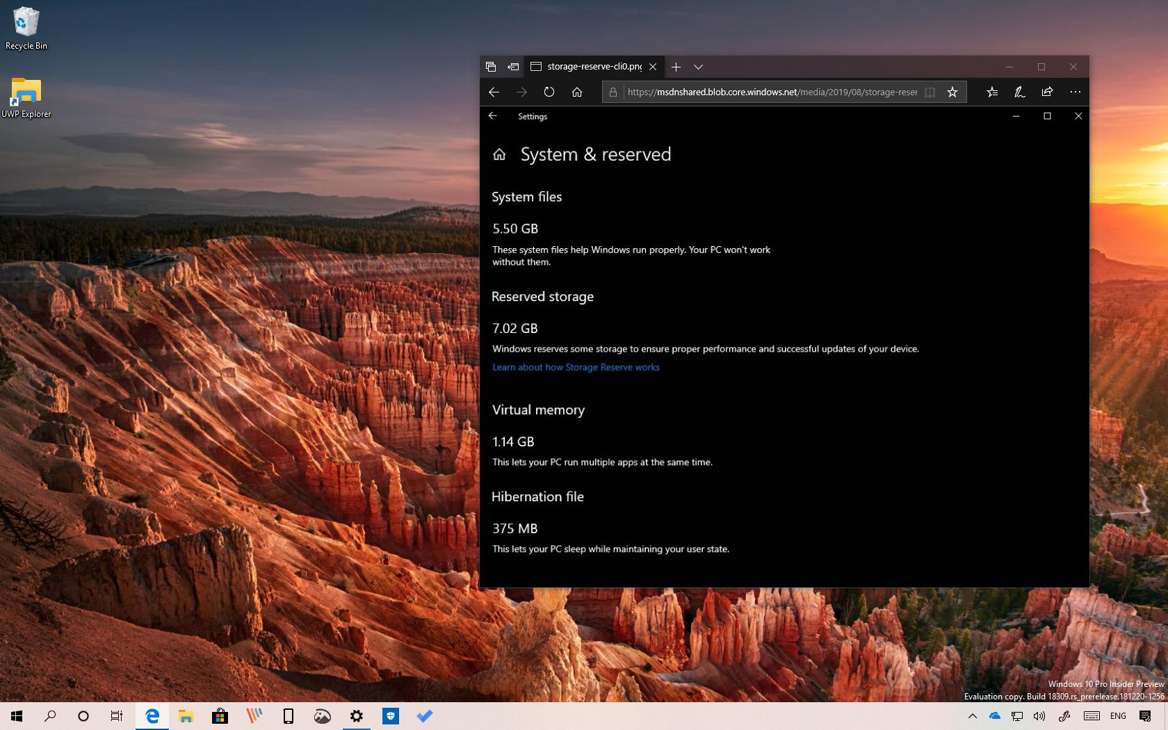 Windows 10「預留儲存空間」預留 7GB 空間以避免更新問題