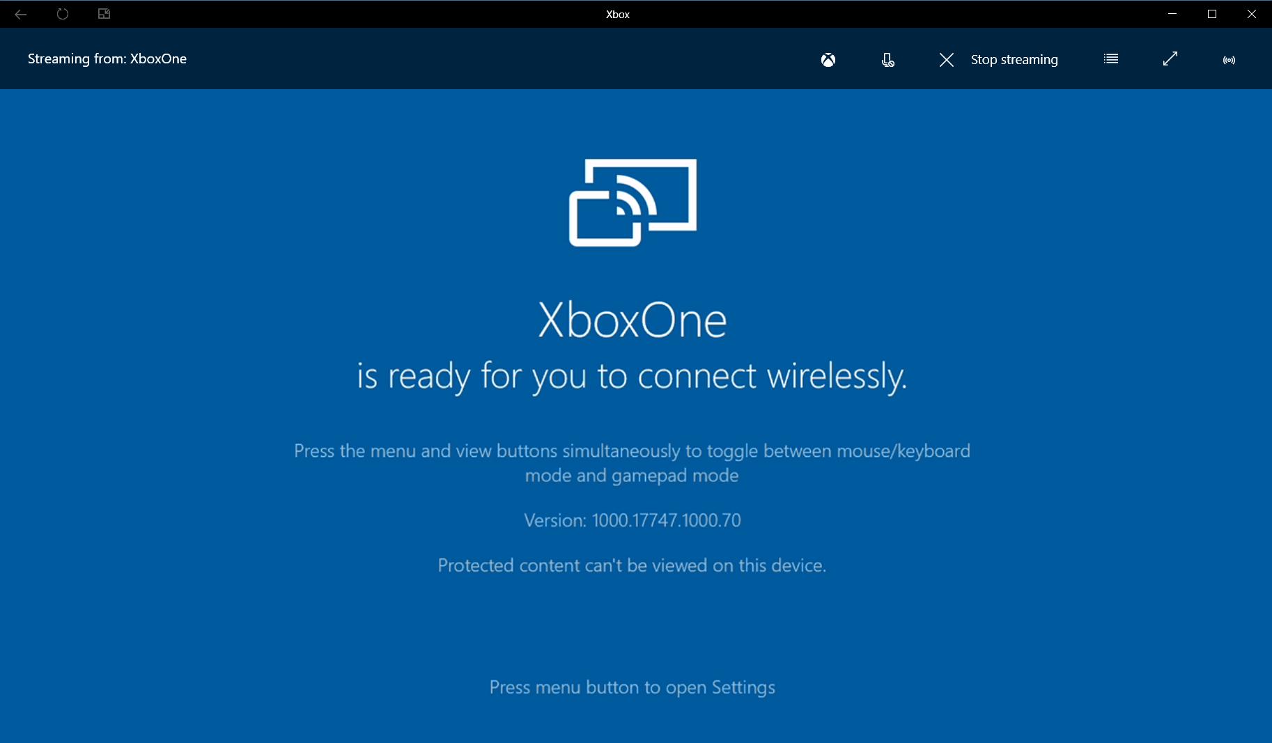 如何使用 Wireless Display 應用程式將 PC 遊戲串流傳輸到 Xbox One