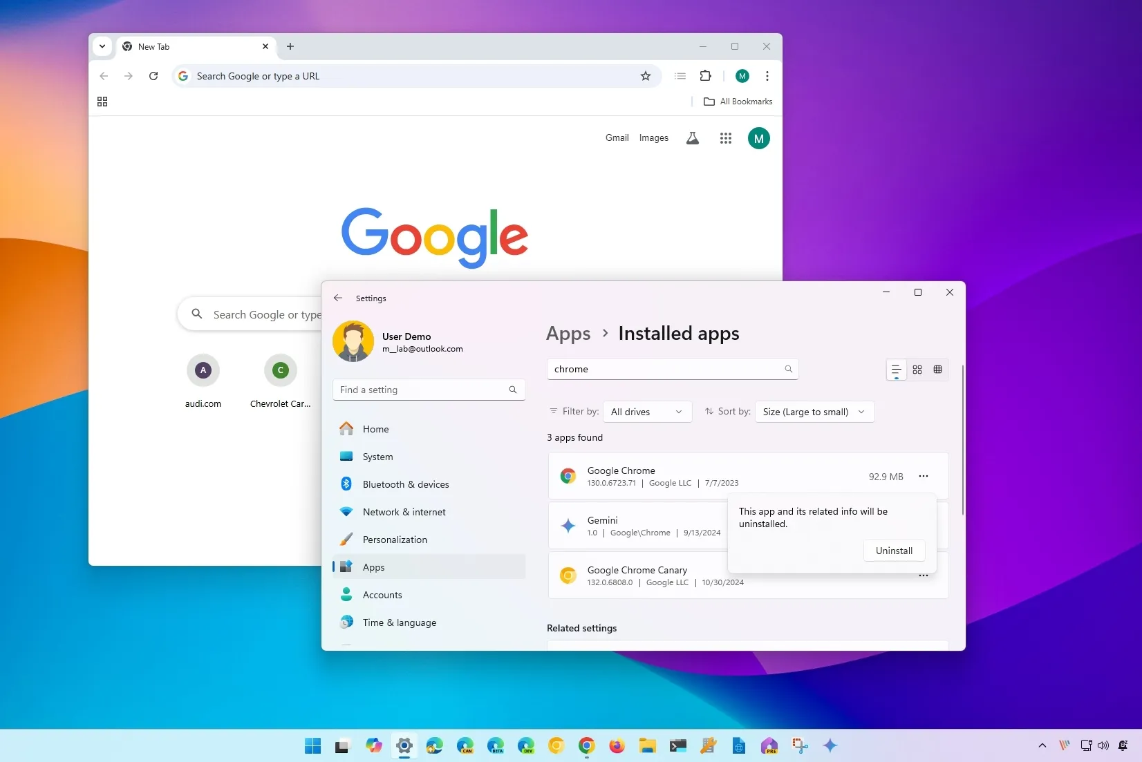 如何在 Windows 11、10 上完全解除安裝 Chrome