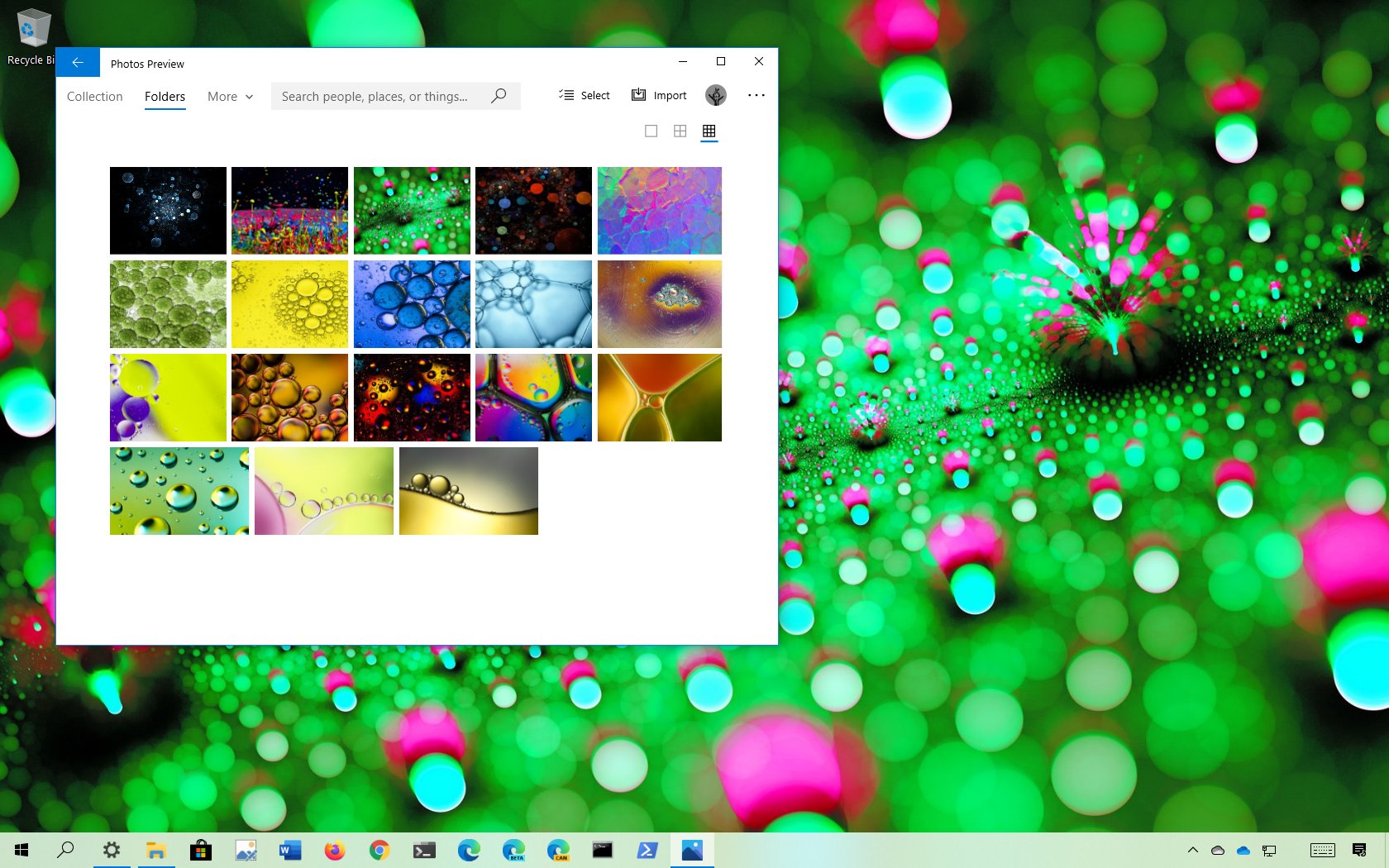 适用于 Windows 10 的抽象气泡主题(下载)