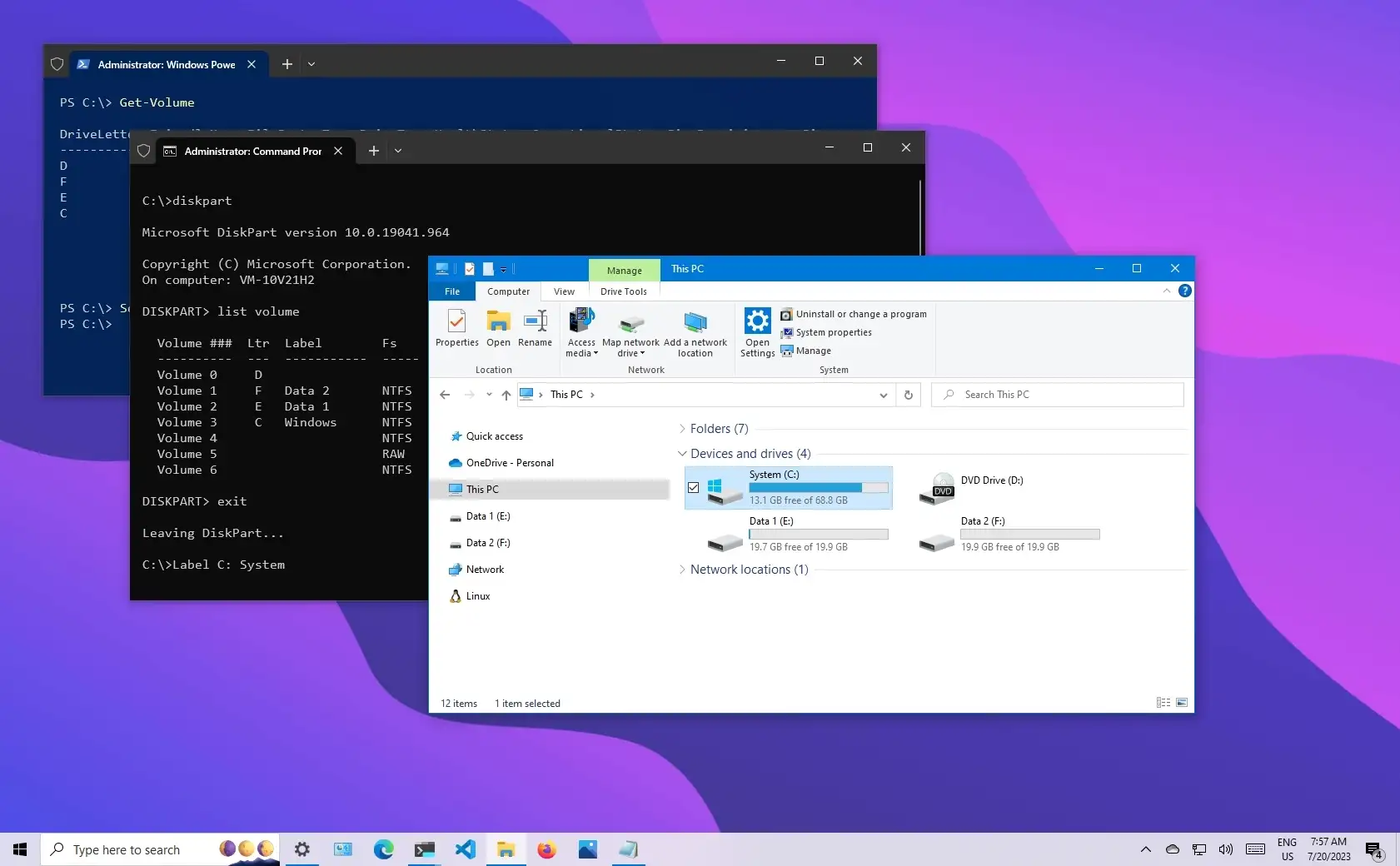 如何在 Windows 10 上更改驱动器卷标