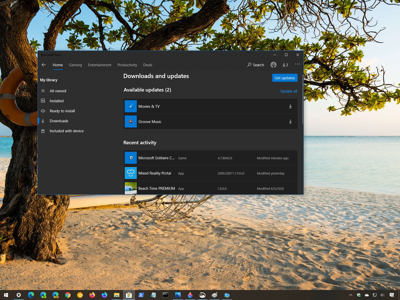 如何在 Windows 10 上更新 Microsoft Store 應用