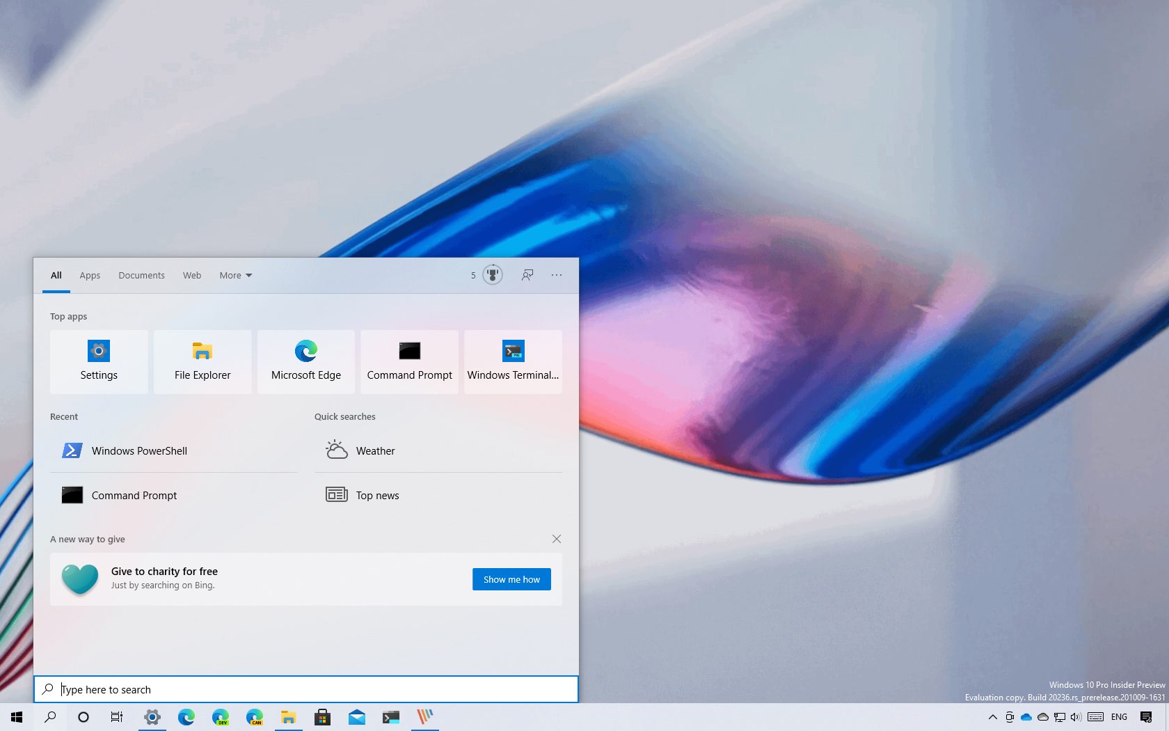 如何在 Windows 10 上禁用搜索中的最近项目